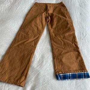NWOT Carhartt flannel lined boys pants size 16.